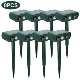 Ultrasonic Animal Repeller Solar Powered Motion Sensor Repellent IPX4 Waterproof Outdoor For Farm Garden Yard Repelling Deer Raccoon Cat Dog Rabb (Color: 8Pcs/Set) Ultrasonic Animal Repeller Solar Powered Motion Sensor Repellent IPX4 Waterproof Outdoor For Farm Garden Yard Repelling Deer Raccoon Cat Dog Rabb (Color: 8Pcs/Set)